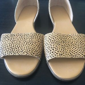 J Crew Sandals w Leopard Print - Size 9